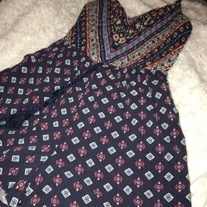 Patterned romper